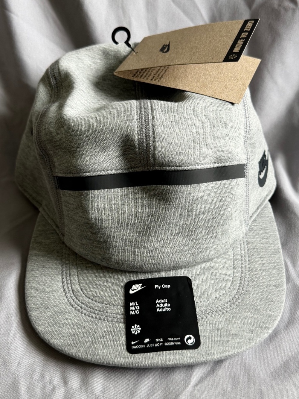 NWT Nike Fly Cap HJ3504-063 ~ Adult M/L Grey NEW